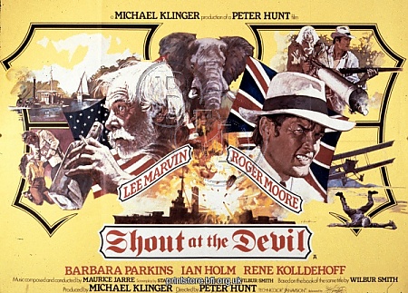 Film Poster for Peter Hunt's Shout at the Devil (1976)